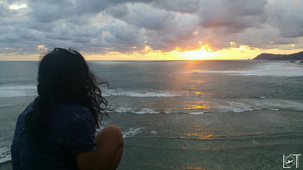 Watching the beautiful sunset! Thanks for that day :)